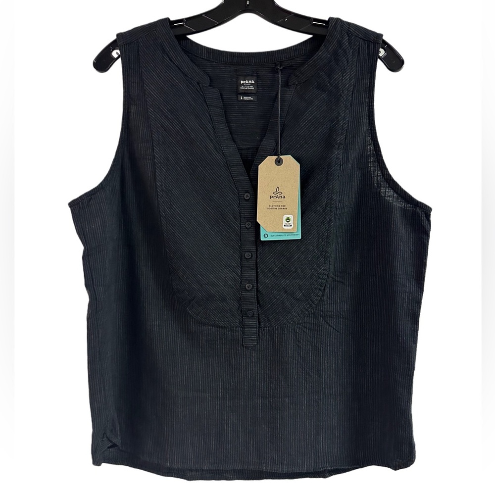 NWT PrAna Katya Tank Organic Cotton Size L - Picture 3 of 8